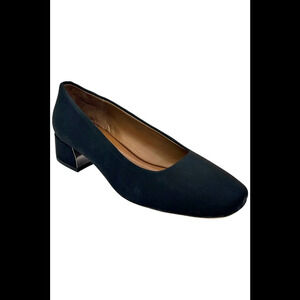 Donald Pliner Women's Drew Stretch Crepe Elastic Slip-On Heel Black - Medium